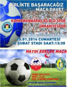 HAFTA SONU 12 ŞUBAT STADYUMUNDA FUTBOL ŞÖLENİ 